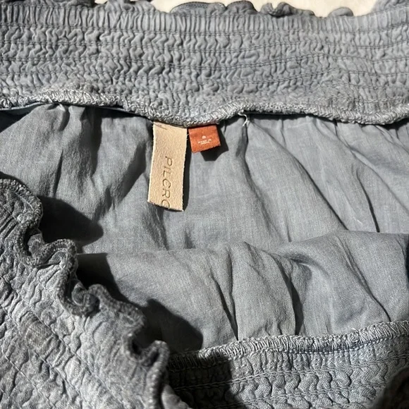 Super cute pilcro by Anthropologie  boho ruffled tie dye mini skirt - Picture 4 of 6